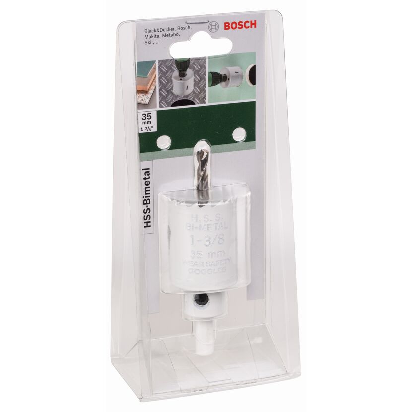 HSS-Bimetall-Lochsäge, 35 mm Durchmesser, in Verpackung