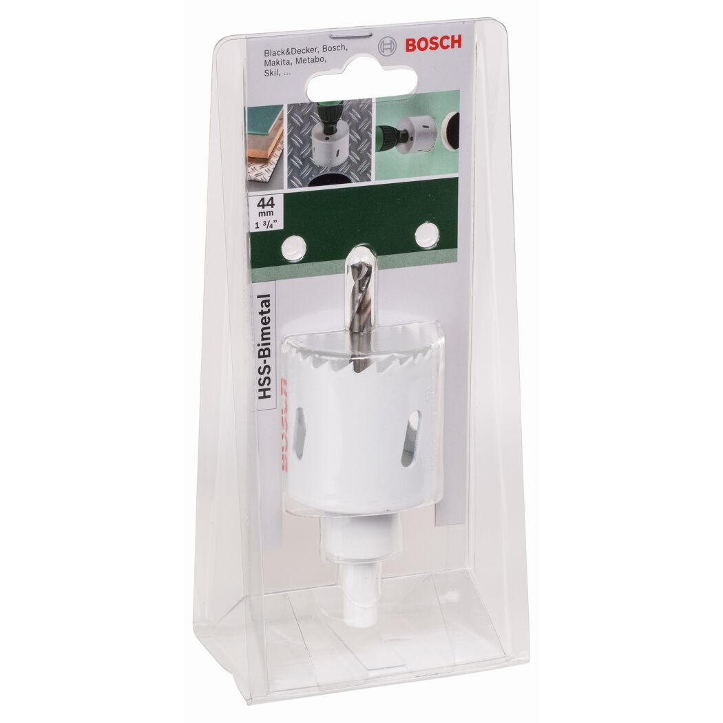 HSS-Bimetall-Lochsäge 44 mm von Bosch in Verpackung