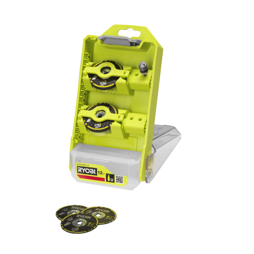 RYOBI Trennscheiben-Set mit 12 Trennscheiben