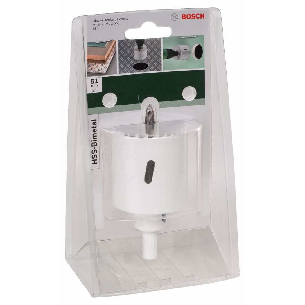 BOSCH Lochsäge HSS-Bimetall 51 mm in Verpackung