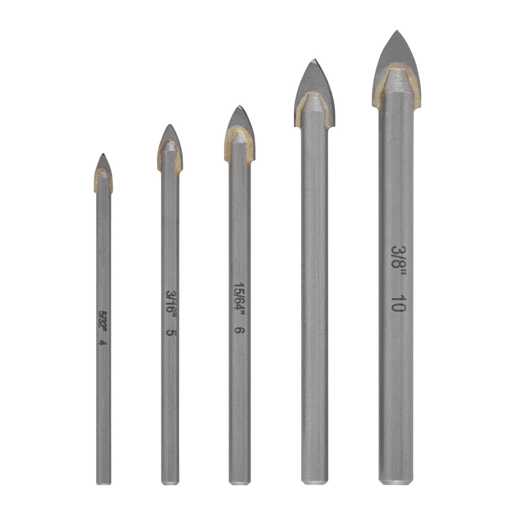 HM-Glasbohrer-Set Ø 4-10 mm 5-teilig