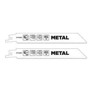 HSS-BiM-Säbelsägeblätter für Metall 152 mm 2 Stück