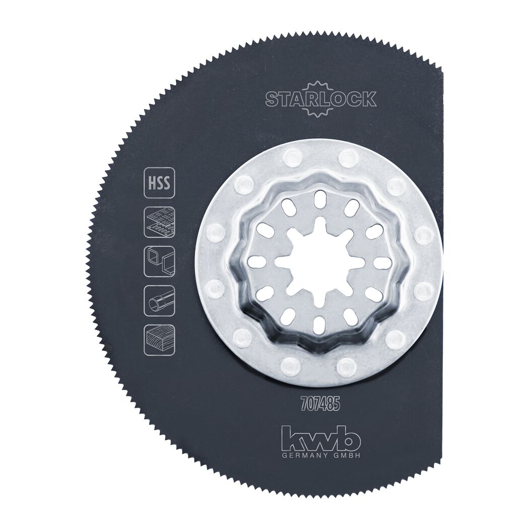 HSS-Sägeblatt mit Starlock-Aufnahme Ø 85 x 0,75 mm