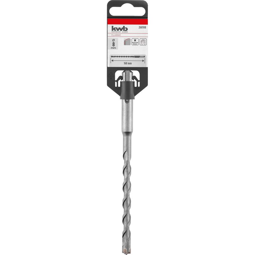 Hammerbohrer 'HB2X' SDS Plus Ø 8 x 160 mm