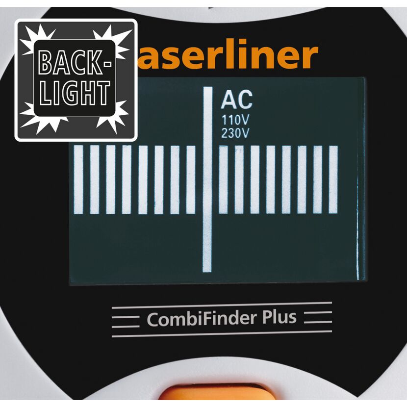 Display des Laserliner CombiFinder Plus