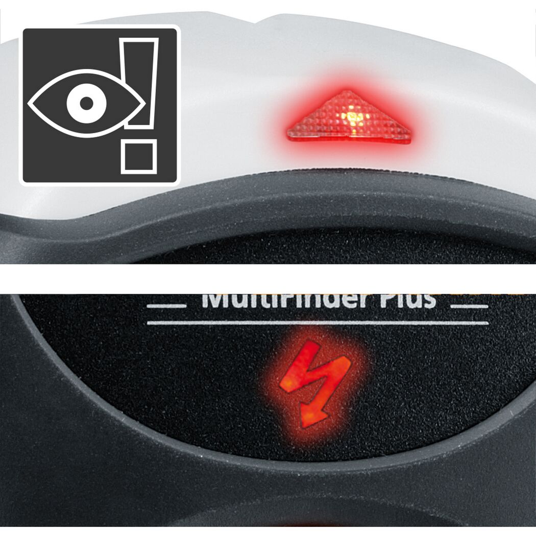 MultiFinder Plus: Anzeige für Strom und Metall