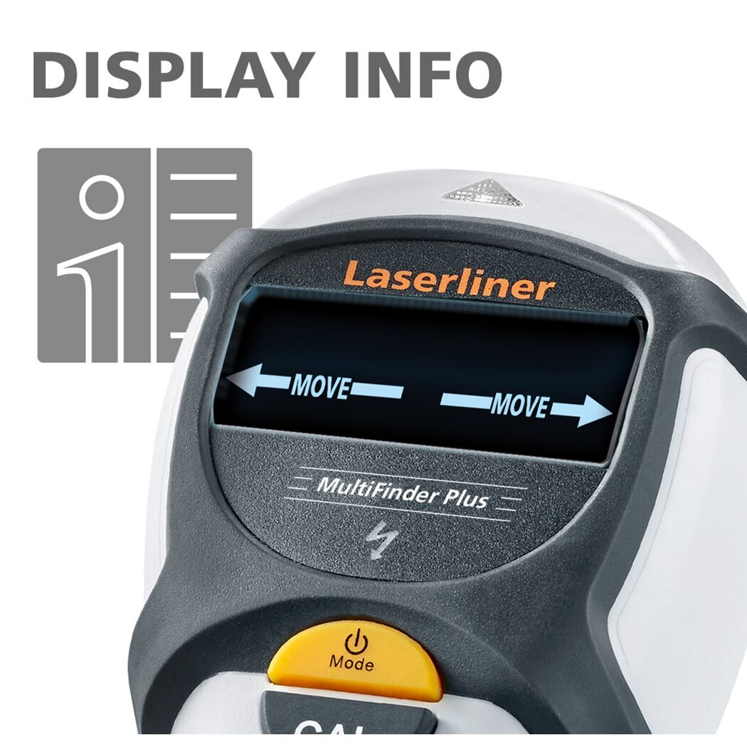 Display Laserliner MultiFinder Plus