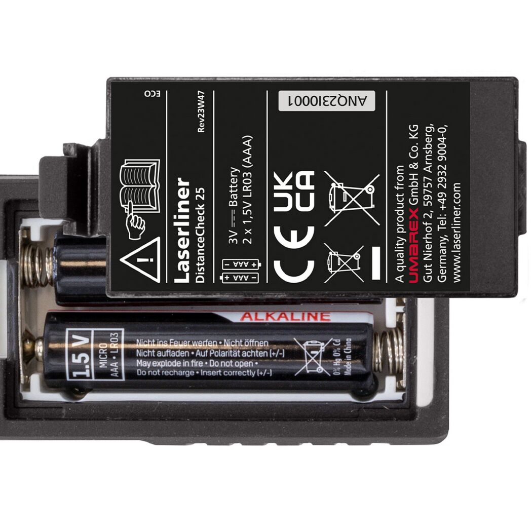 Batteriefach Laserliner DistanceCheck 25