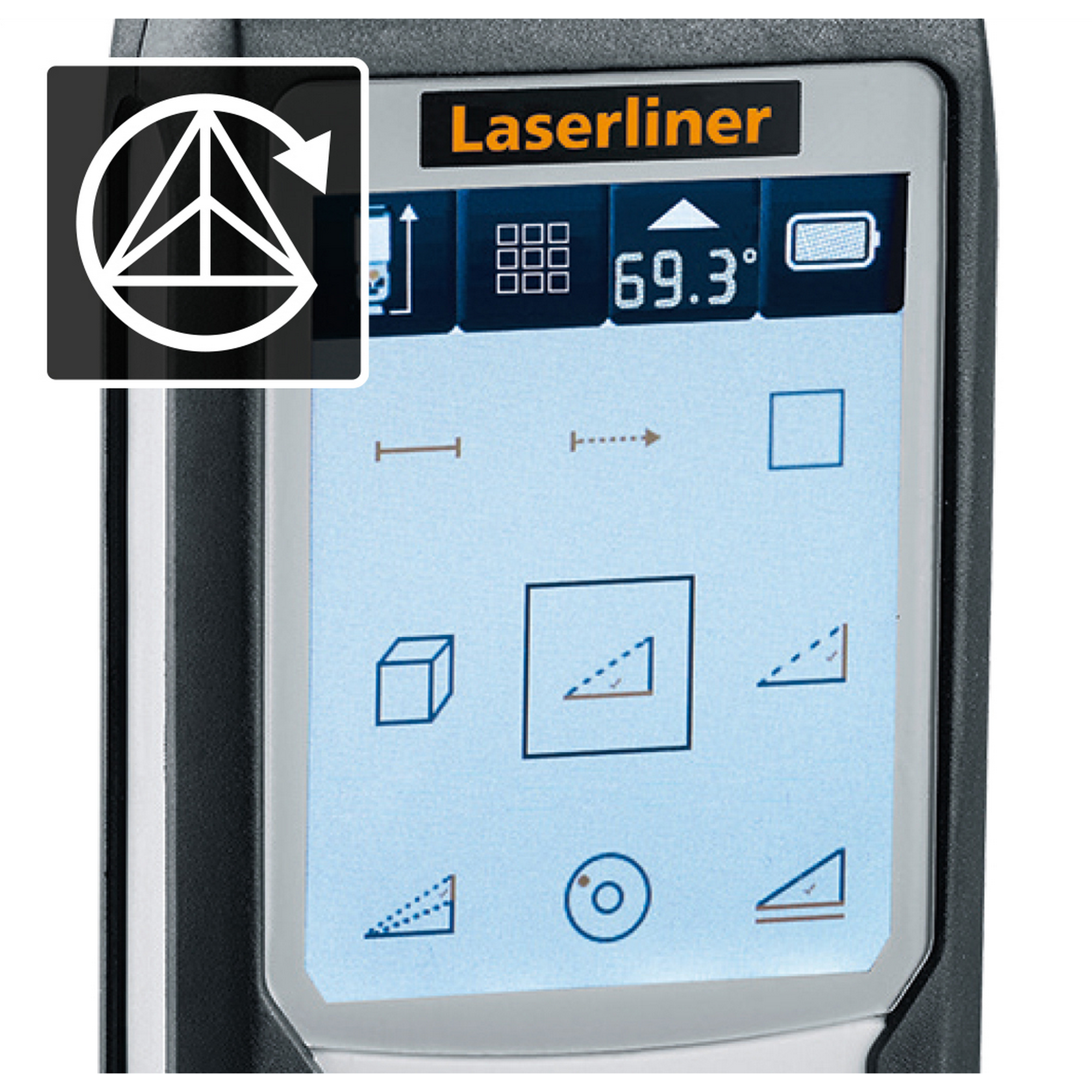 Laser-Entfernungsmesser 'LaserRange-Master Gi5' mit Pythagoras-Winkelfunktion, bis 50 m + product picture
