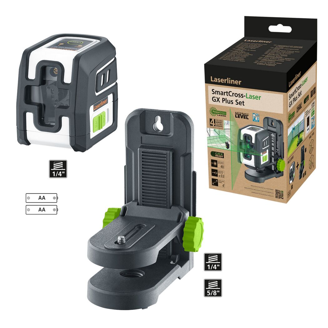 Kreuzlinienlaser 'SmartCross-Laser GX Plus Set' mit Stativ
