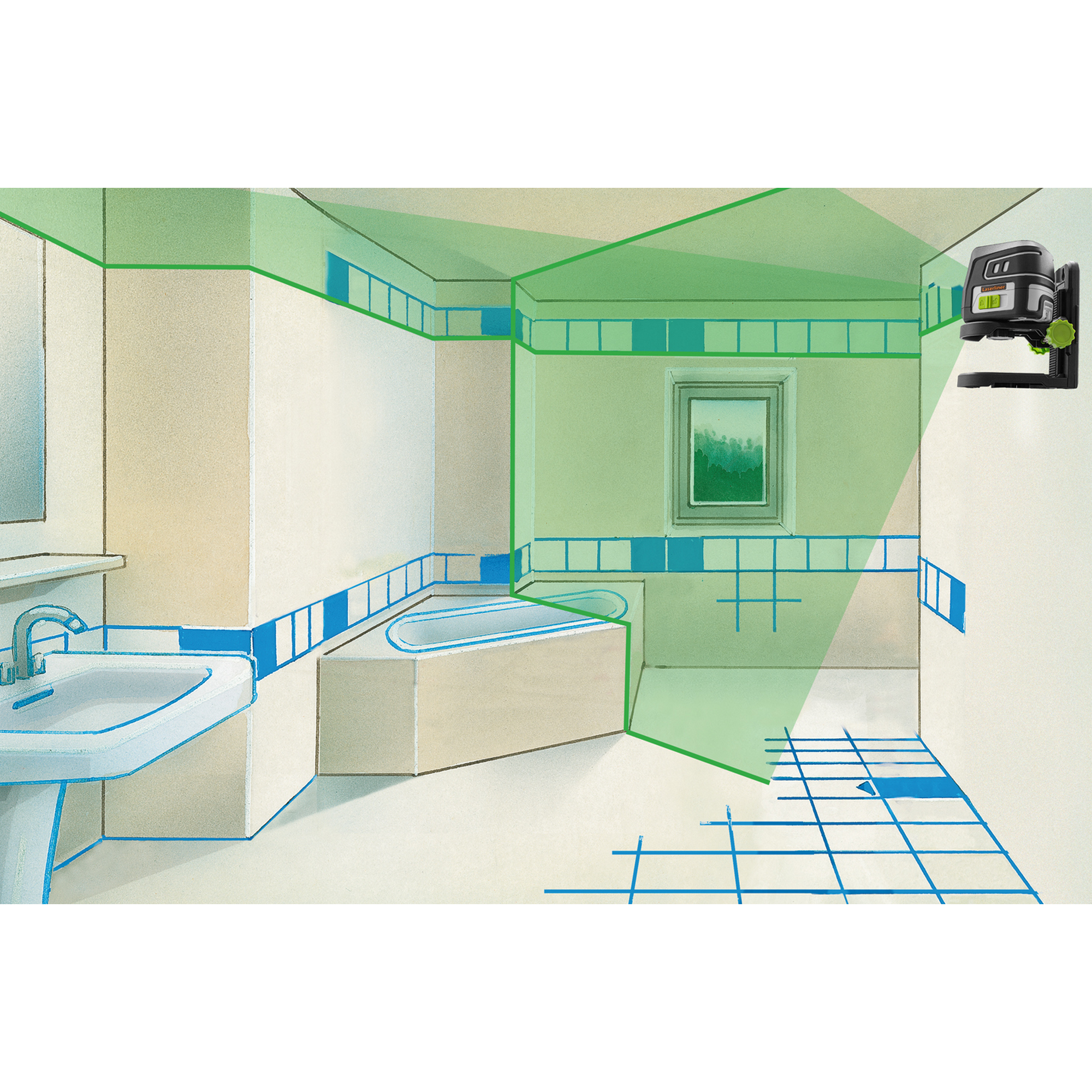 Kreuzlinien-Laser 'SmartCross-Laser GX Plus Set' + product picture