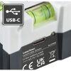 Laserwasserwaage mit USB-C Anschluss