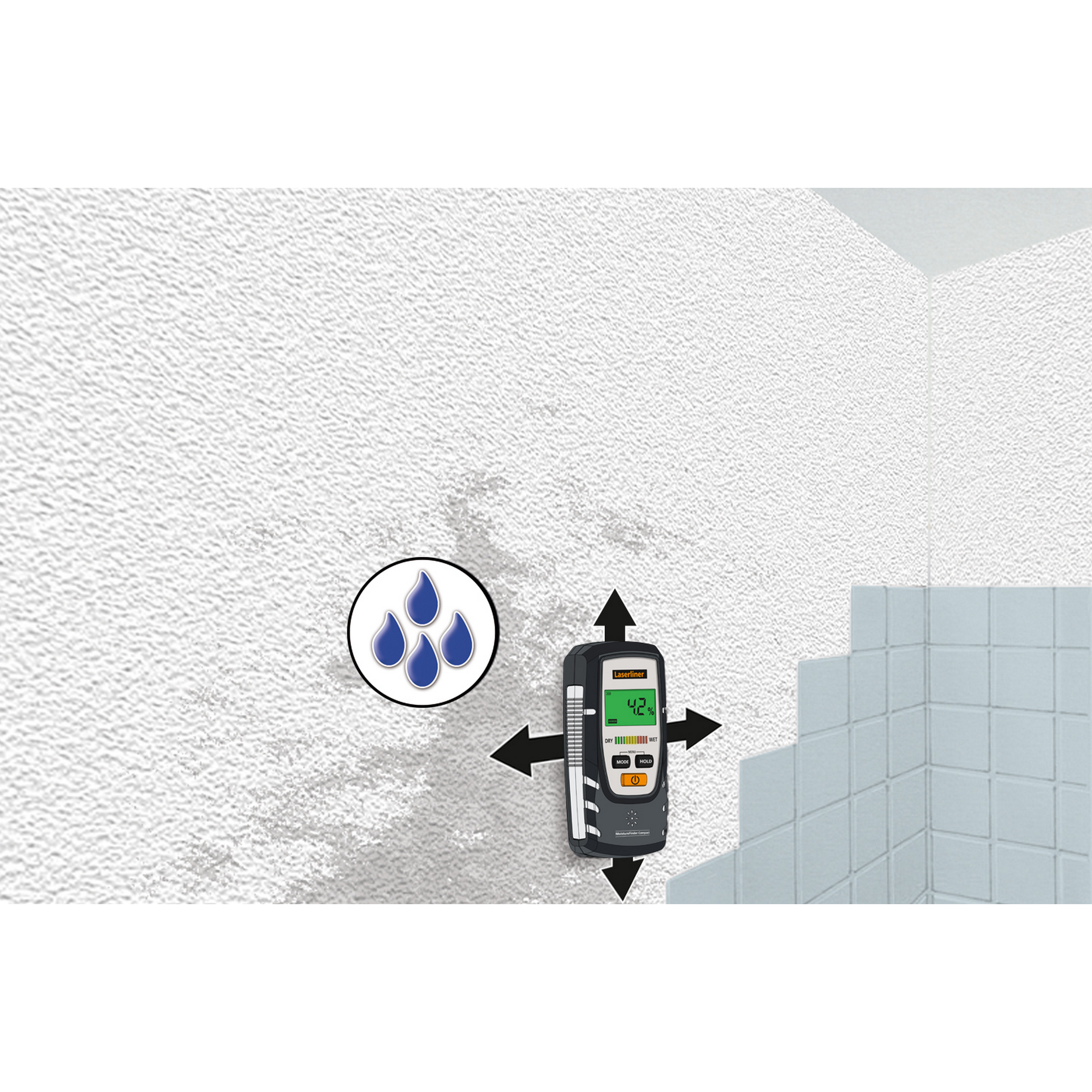 Feuchtigkeitsmesser 'MoistureFinder Compact'