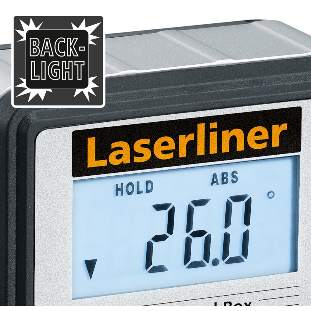 Display Laserliner mit Hintergrundbeleuchtung