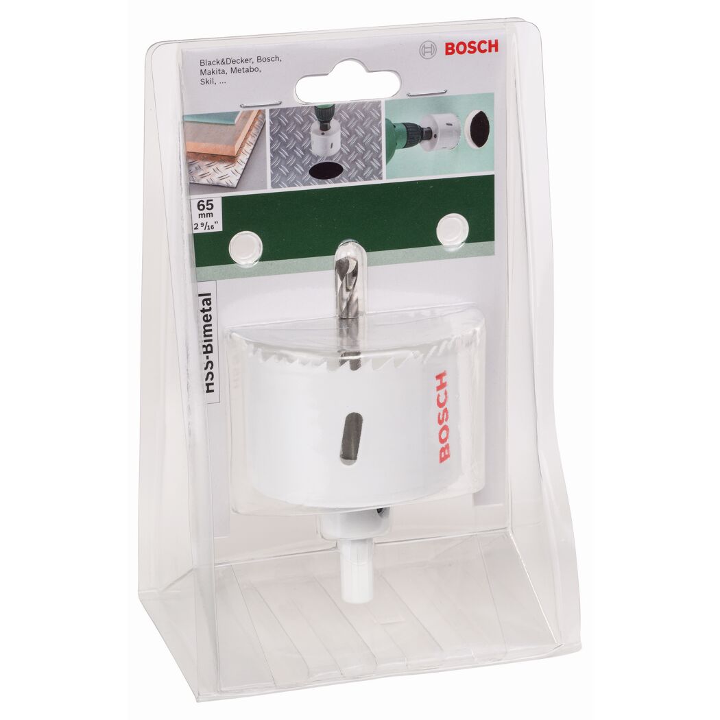 BOSCH Lochsäge HSS-Bimetall 65 mm in Verpackung