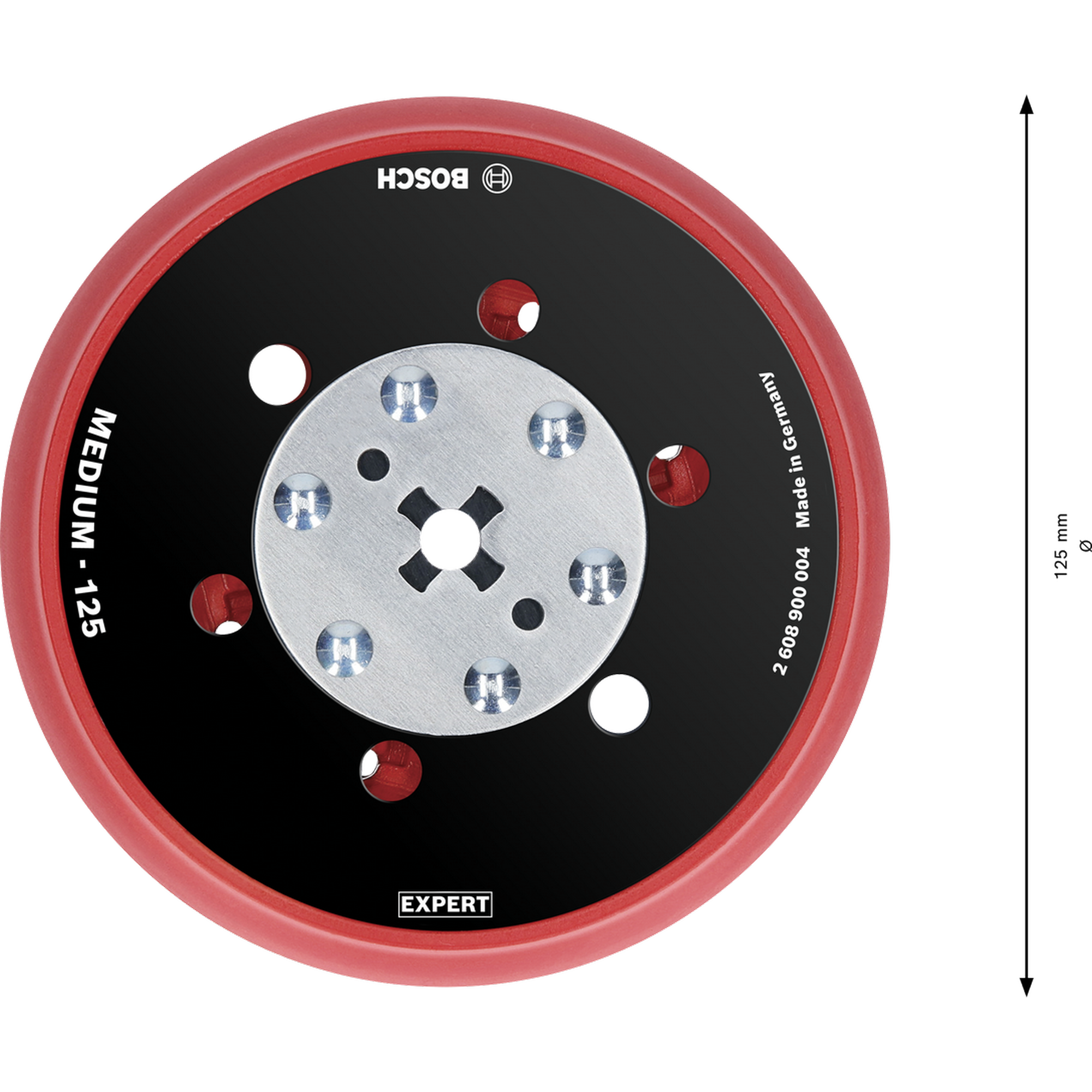 Schleifteller 'Expert Universal Multihole' Klett mittel Ø 125 mm