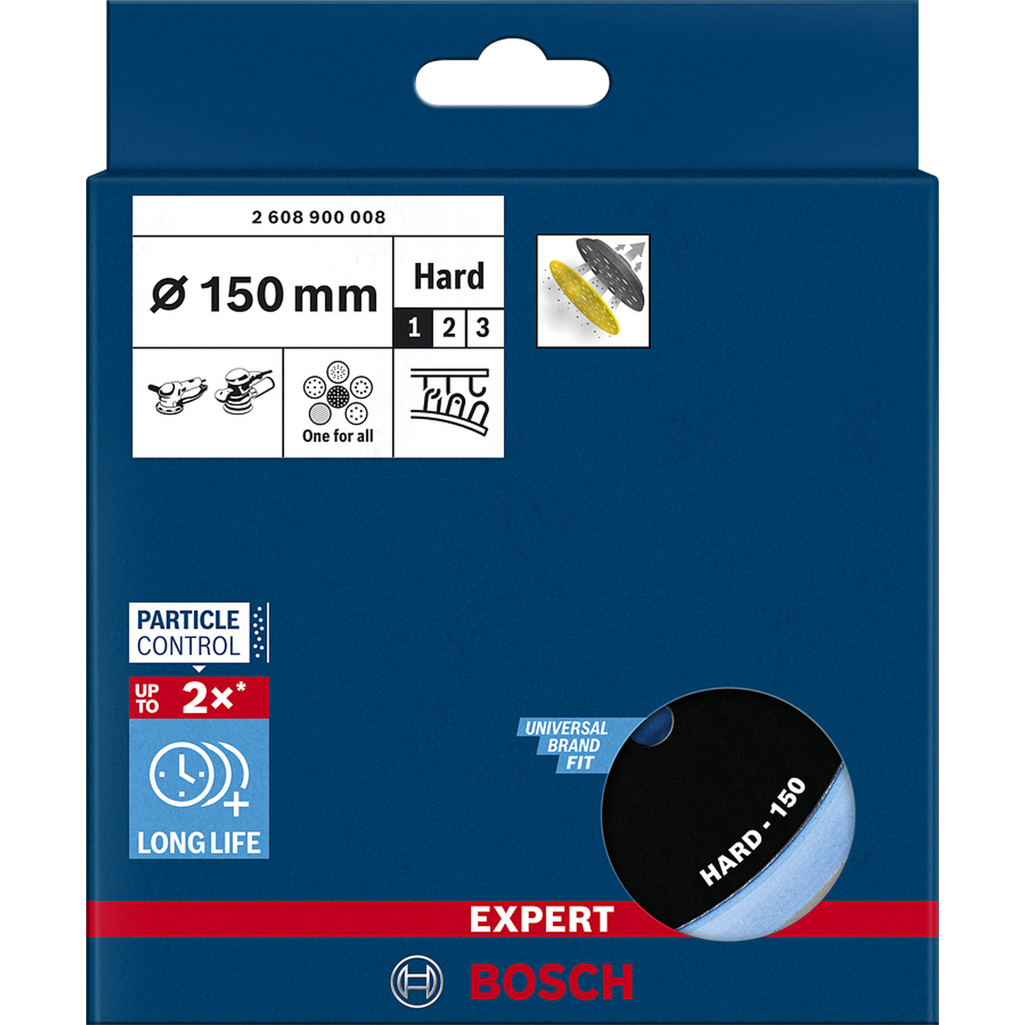 Bosch Schleifblatt Hard 150 mm