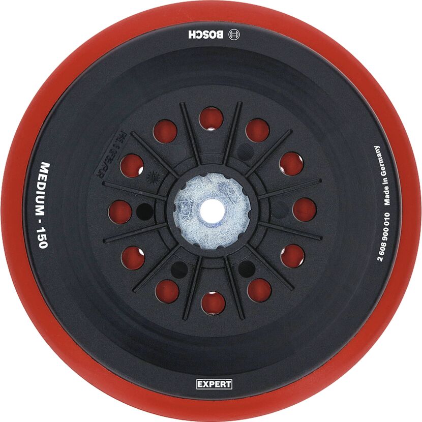 Rotes Schleifpad für Schleifgeräte
