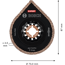 Sägeblatt 'Expert 3 max AVZ 70 RT4' für Multifunktionswerkzeuge Ø 70 mm