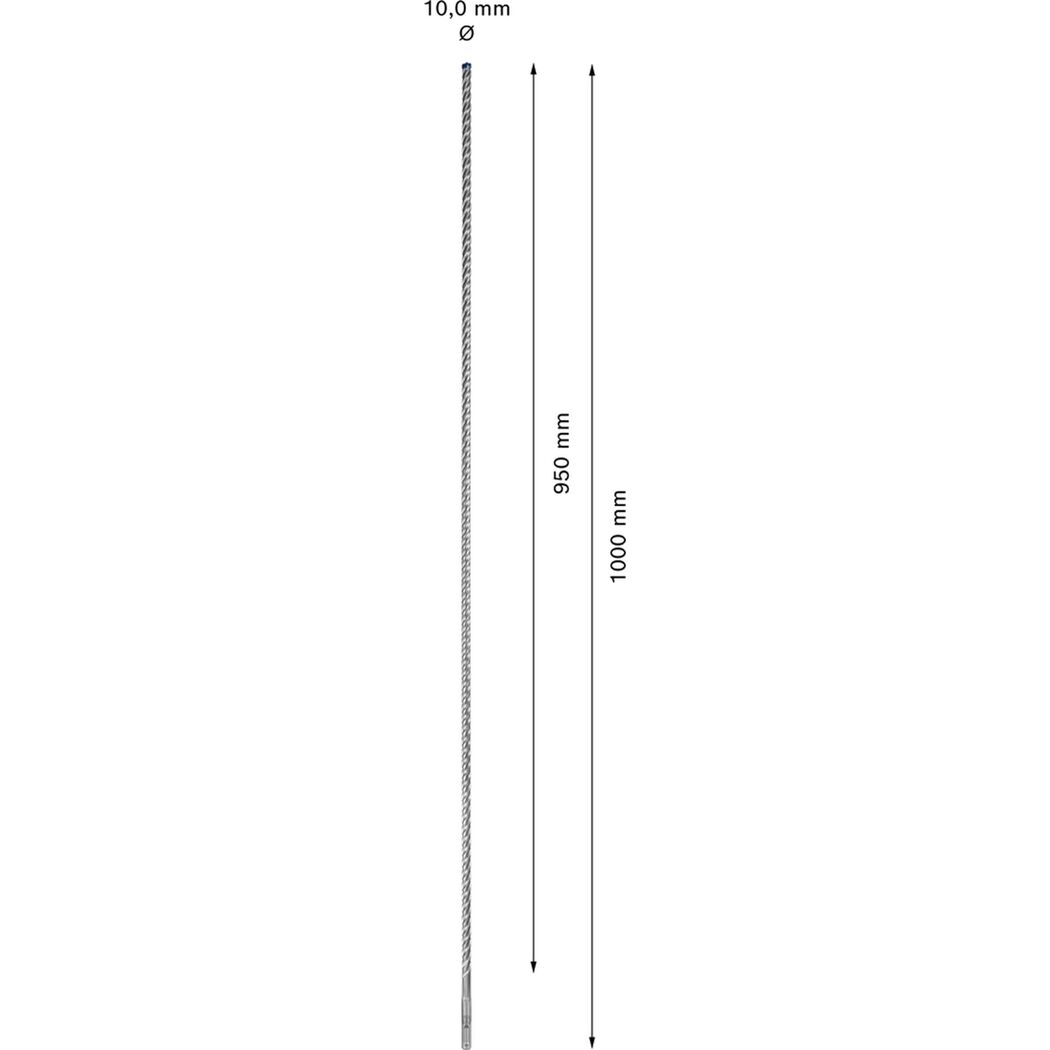 Hammerbohrer 'EXPERT SDS plus-7X'  10 x 950 x 1000 mm