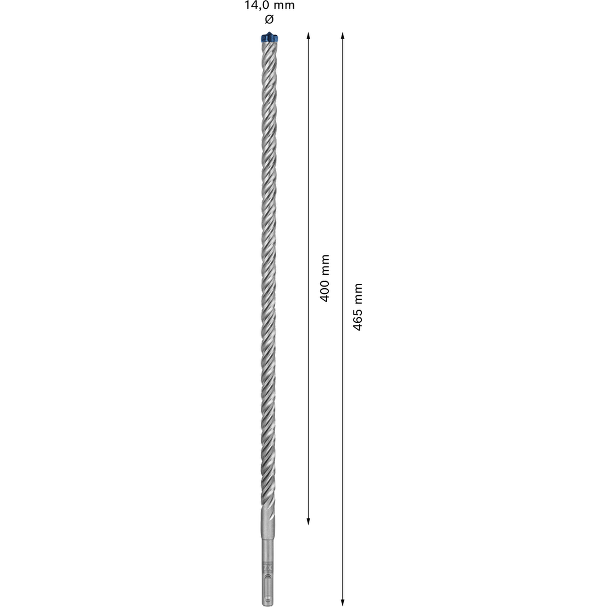 Hammerbohrer 'EXPERT SDS plus-7X'  14 x 400 x 465 mm
