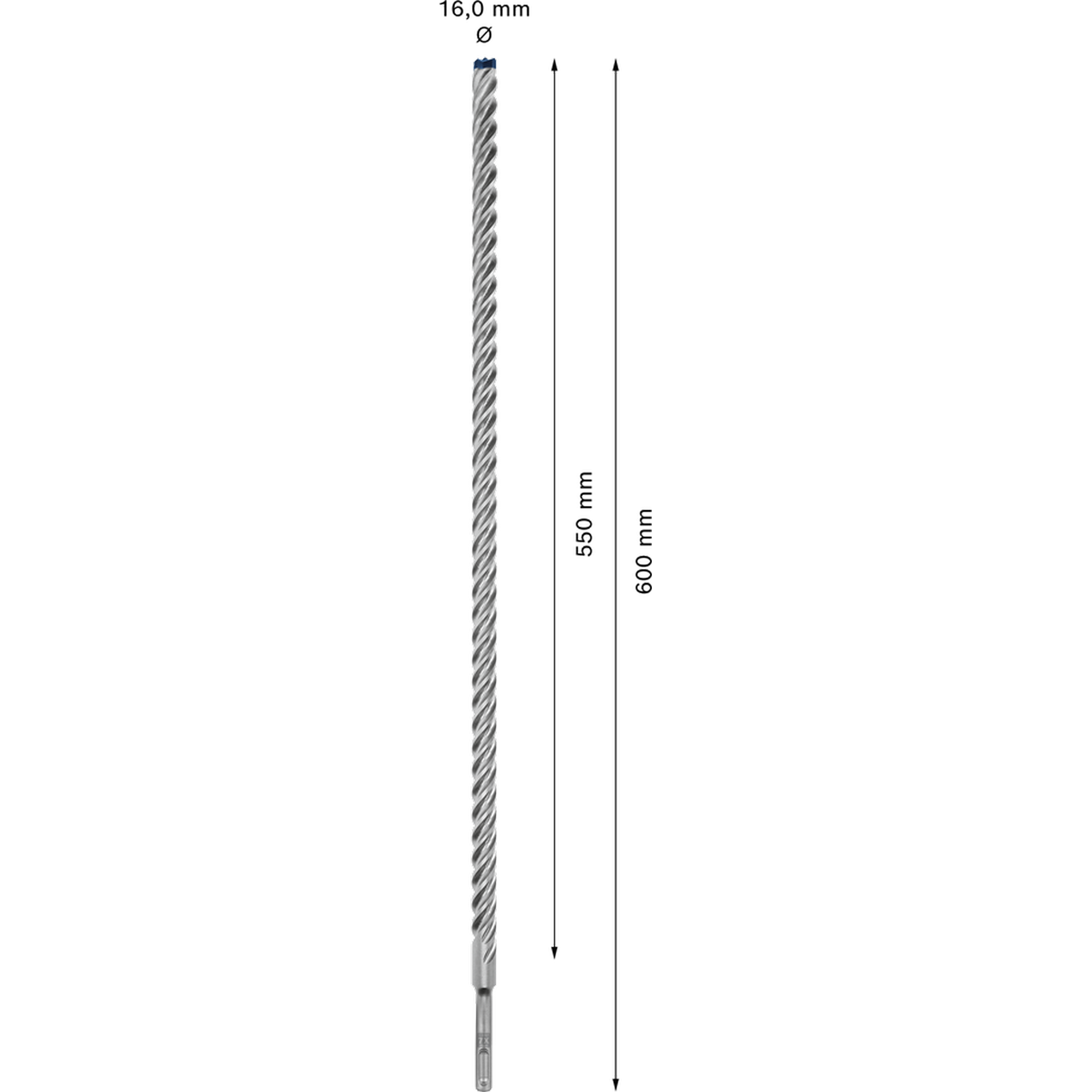 Hammerbohrer 'EXPERT SDS plus-7X'  16 x 550 x 600 mm
