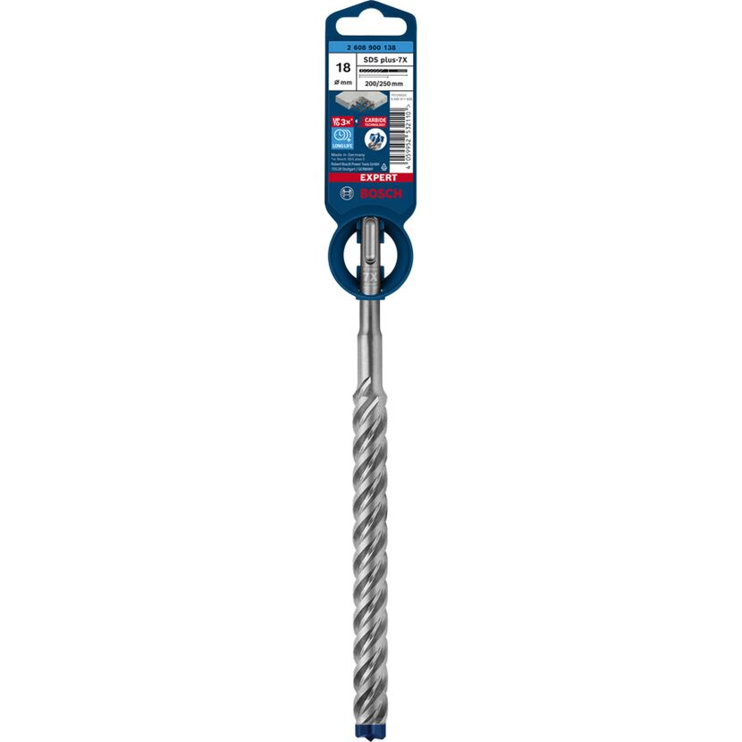 Hammerbohrer 'EXPERT SDS plus-7X'  18 x 200 x 250 mm