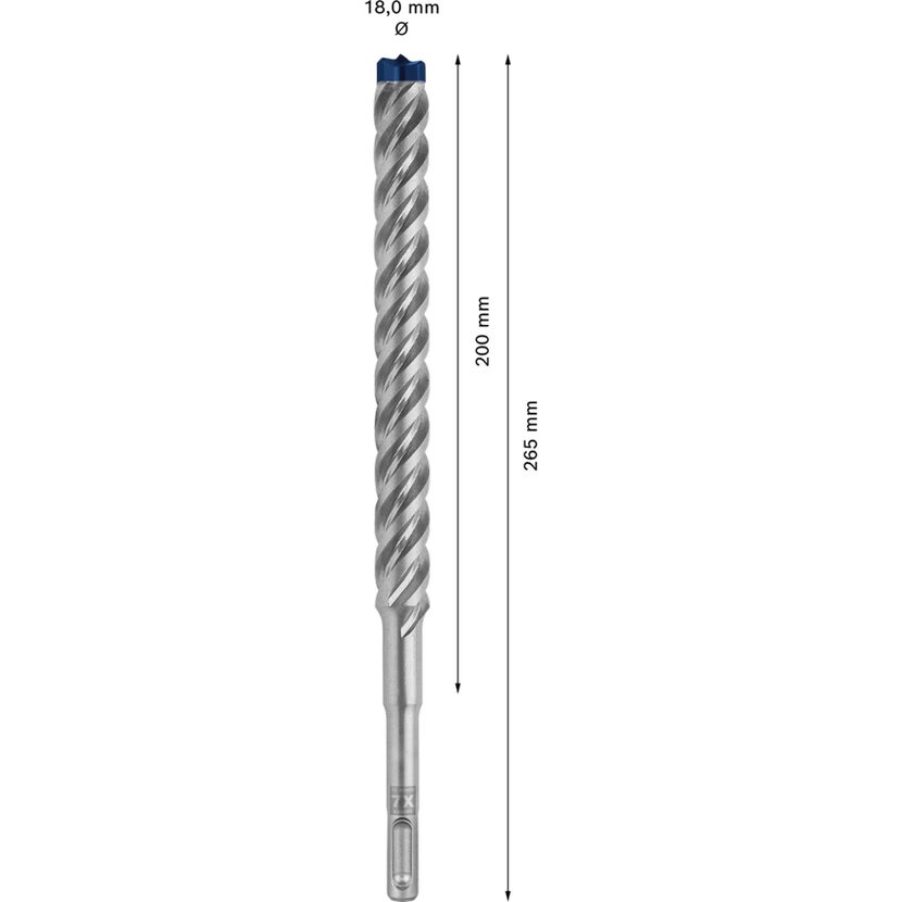 Hammerbohrer 'EXPERT SDS plus-7X'  18 x 200 x 250 mm