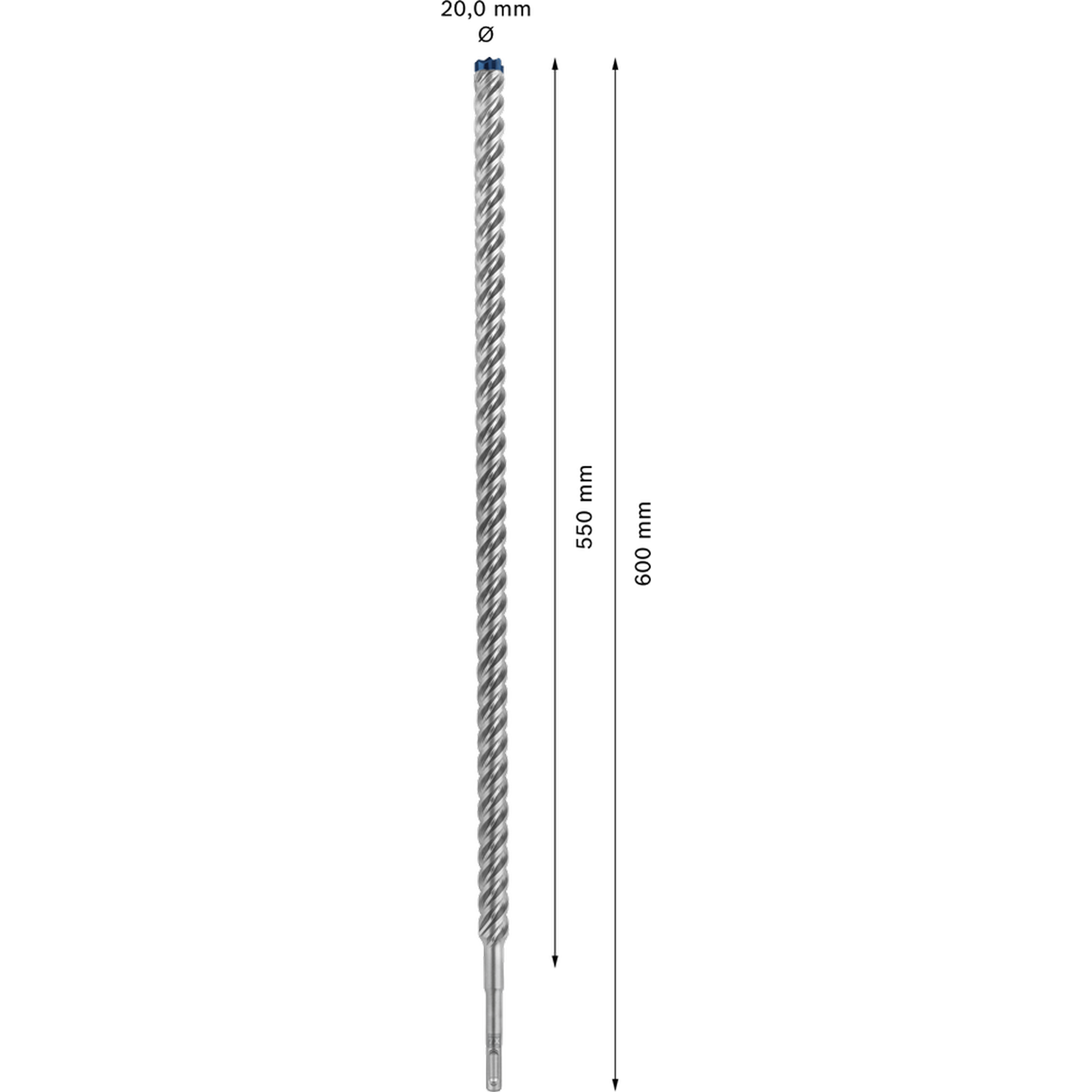 Hammerbohrer 'EXPERT SDS plus-7X'  20 x 550 x 600 mm