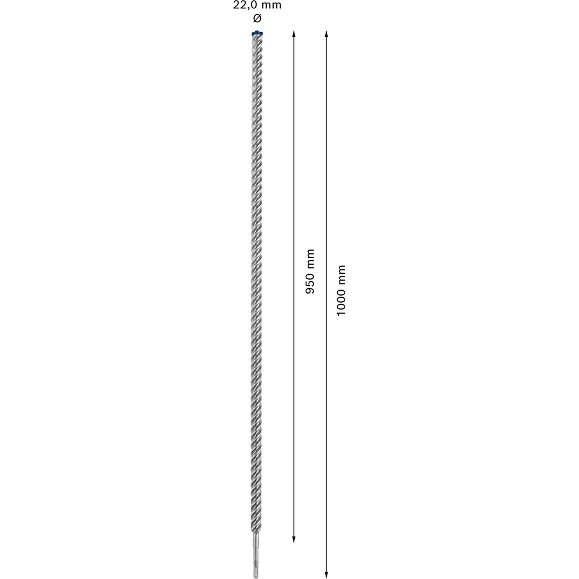 Hammerbohrer 'EXPERT SDS plus-7X'  22 x 950 x 1000 mm