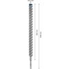 Hammerbohrer 'EXPERT SDS plus-7X'  25 x 950 x 1000 mm