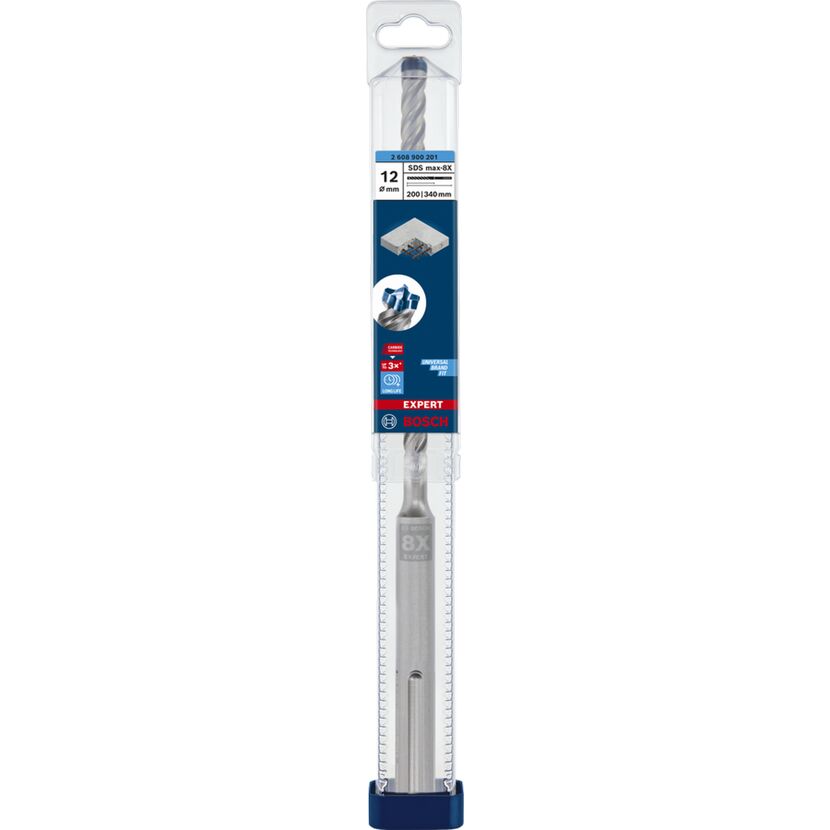 Hammerbohrer 'EXPERT SDS max-8X'  12 x 200 x 340 mm