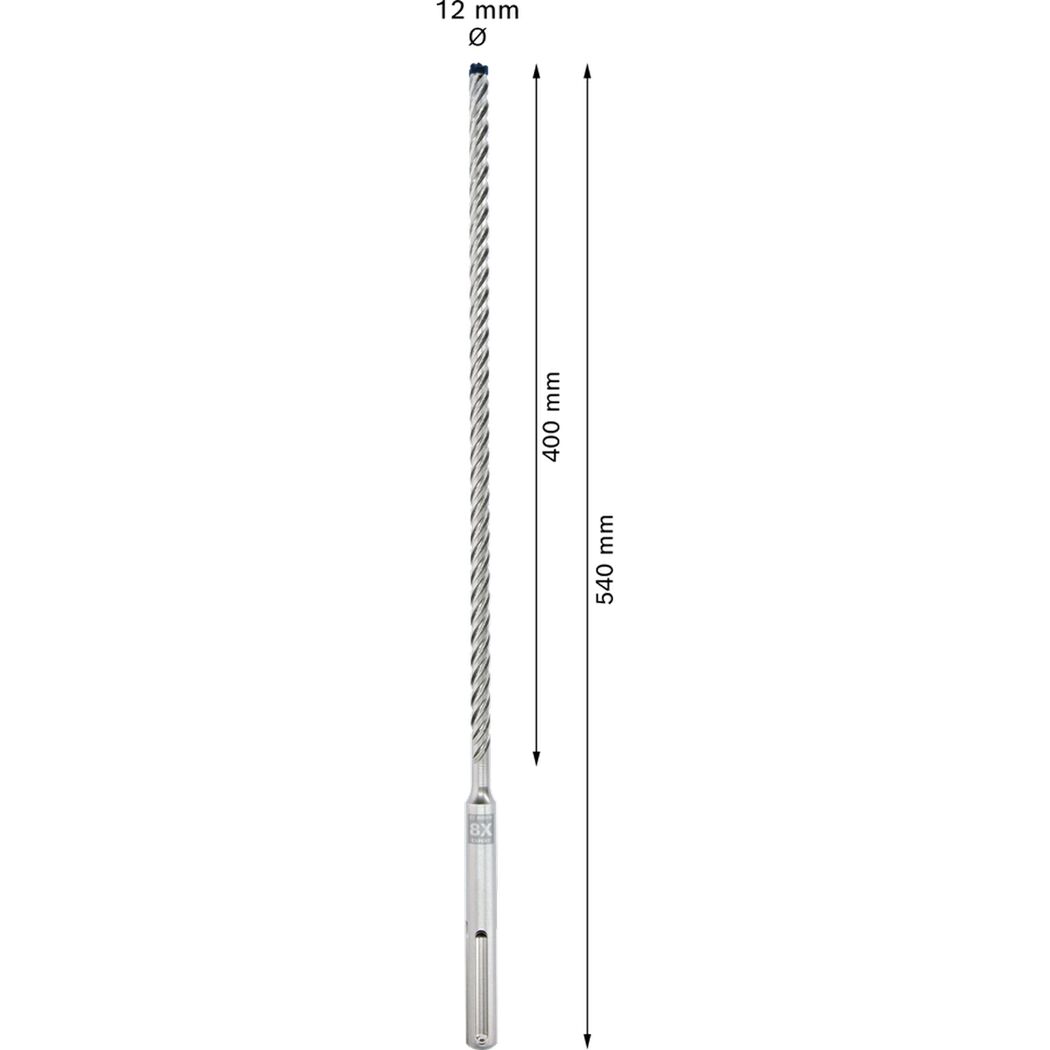 Hammerbohrer 'EXPERT SDS max-8X' 12 x 400 x 540 mm