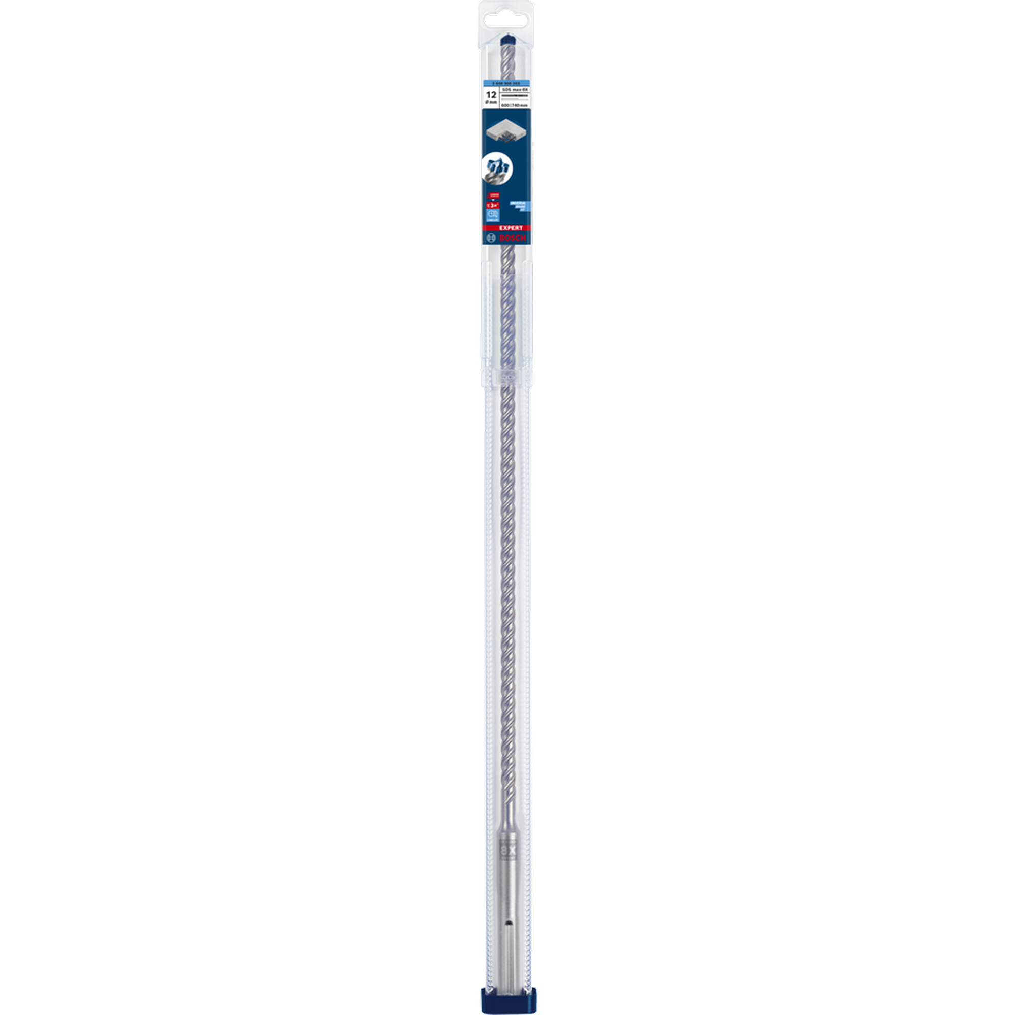 Hammerbohrer 'EXPERT SDS max-8X' 12 x 600 x 740 mm