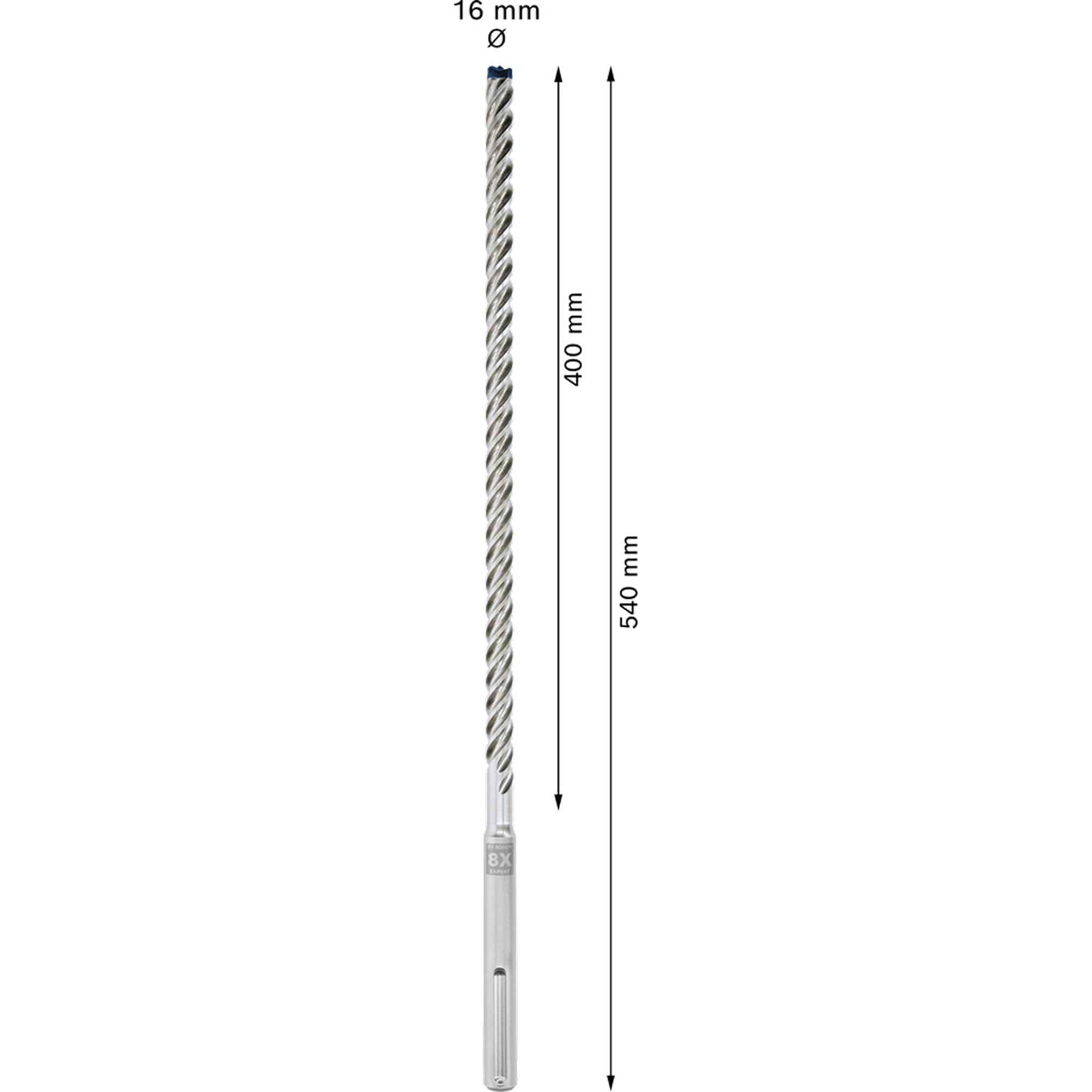 Hammerbohrer 'EXPERT SDS max-8X' 16 x 400 x 540 mm