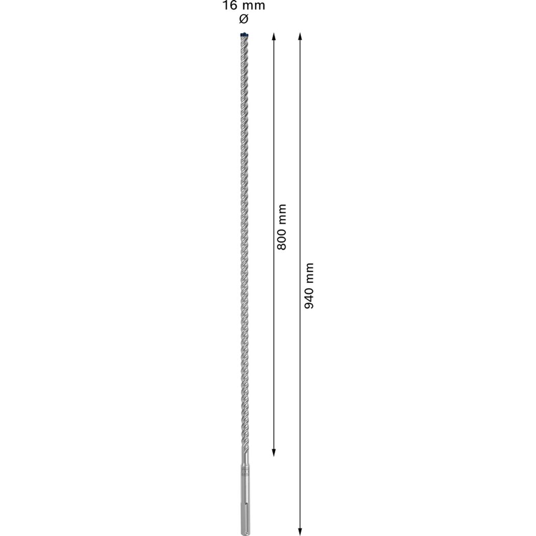 Hammerbohrer 'EXPERT SDS max-8X' 16 x 800 x 940 mm