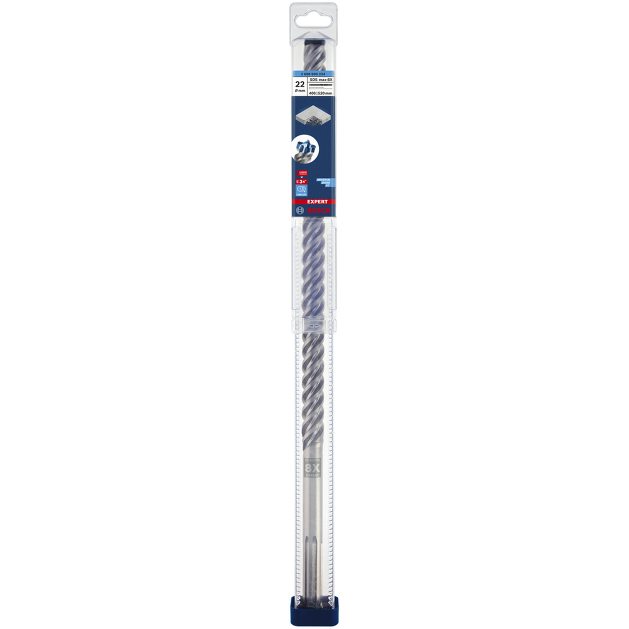 Hammerbohrer 'EXPERT SDS max-8X' 22 x 400 x 520 mm