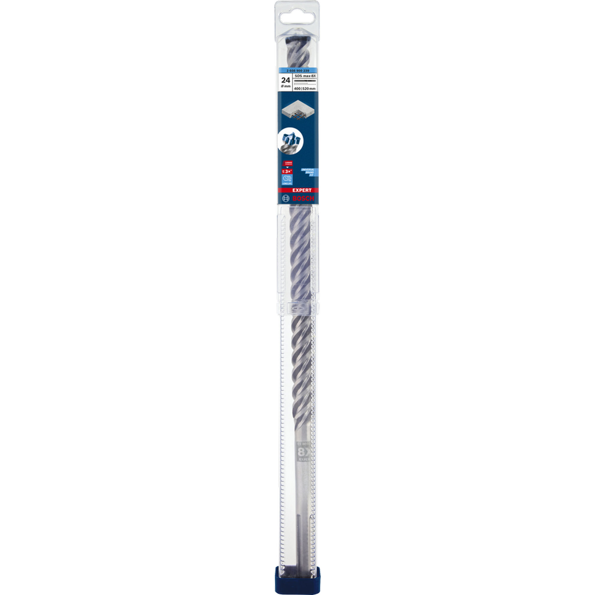 Hammerbohrer 'EXPERT SDS max-8X' 24 x 400 x 520 mm