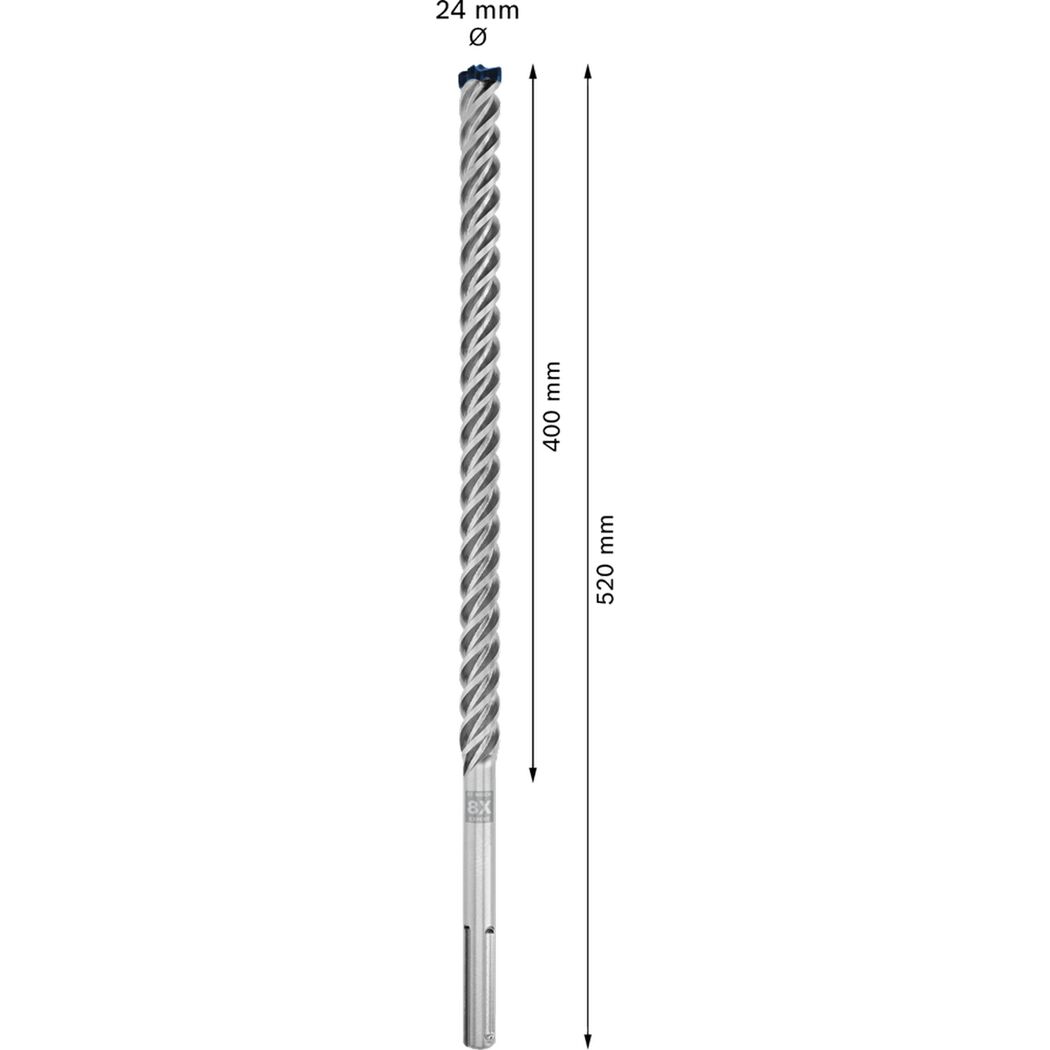 Hammerbohrer 'EXPERT SDS max-8X' 24 x 400 x 520 mm