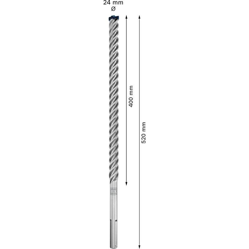 Hammerbohrer 'EXPERT SDS max-8X' 24 x 400 x 520 mm