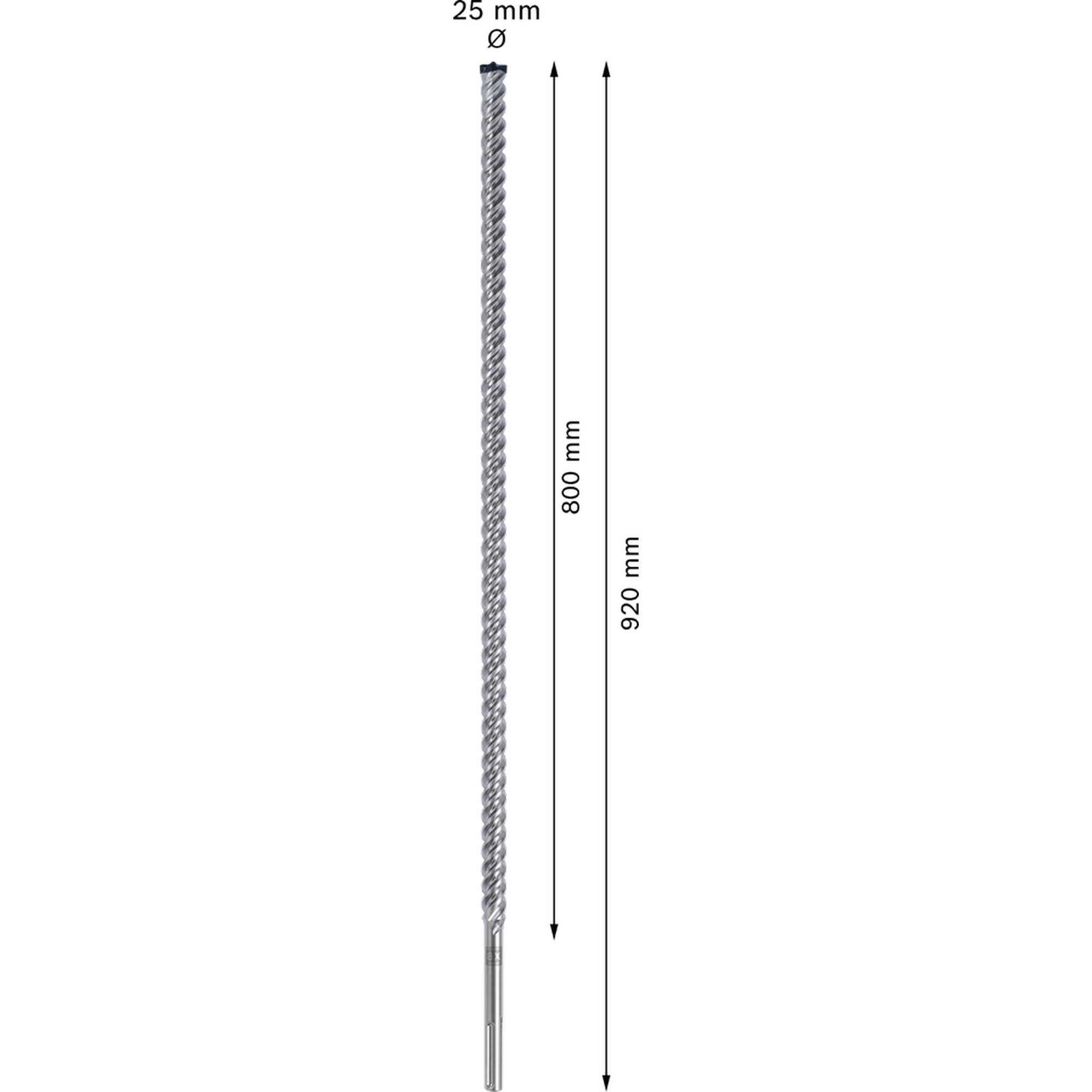 Hammerbohrer 'EXPERT SDS max-8X' 25 x 800 x 920 mm