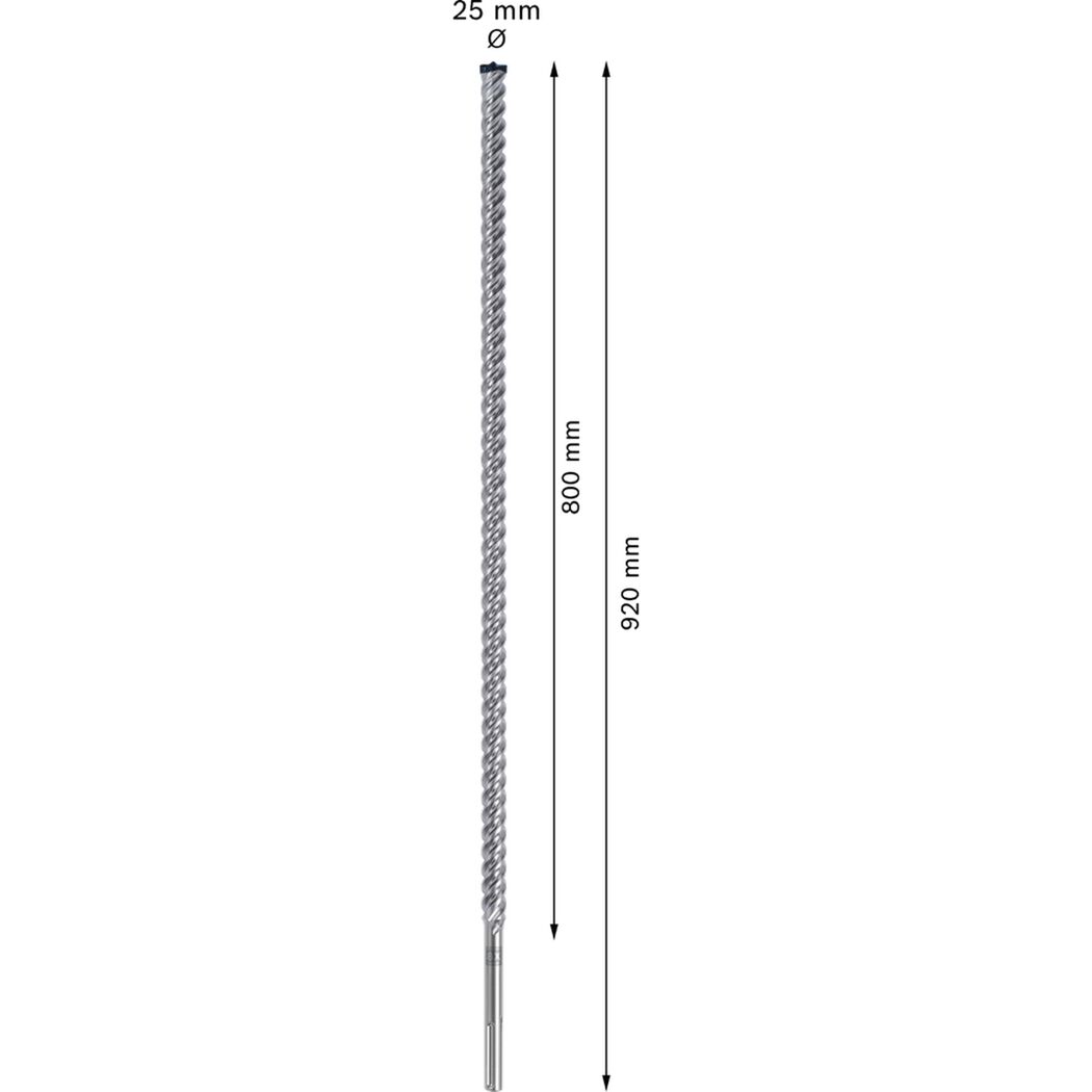 Hammerbohrer 'EXPERT SDS max-8X' 25 x 800 x 920 mm