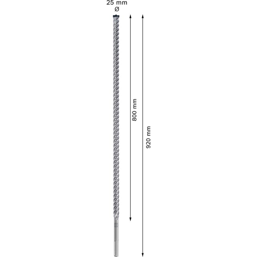 Hammerbohrer 'EXPERT SDS max-8X' 25 x 800 x 920 mm