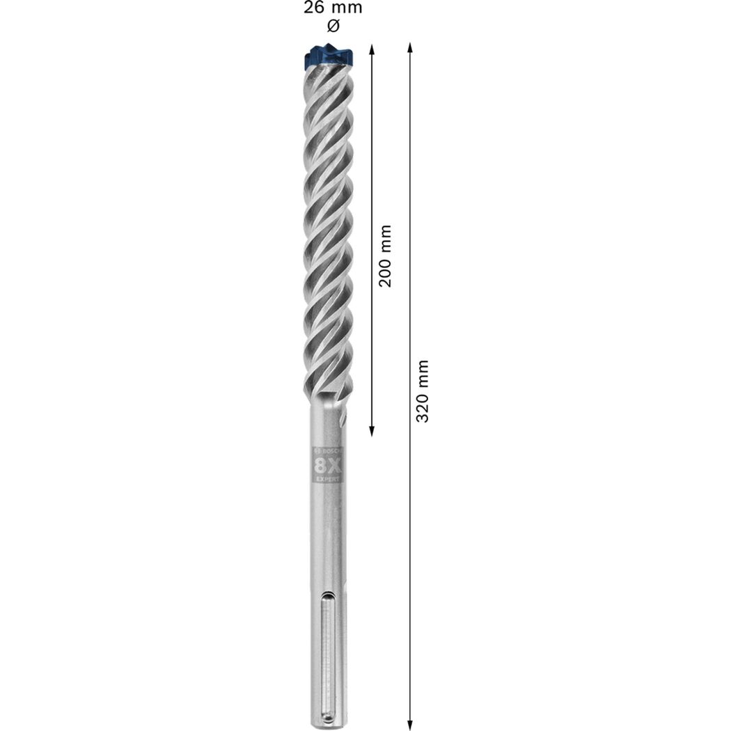 Hammerbohrer 'EXPERT SDS max-8X' 26 x 200 x 320 mm