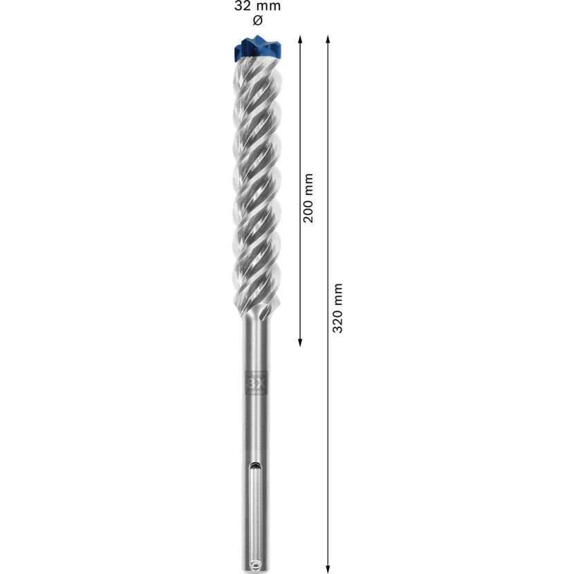 Hammerbohrer 'EXPERT SDS max-8X' 32 x 200 x 320 mm