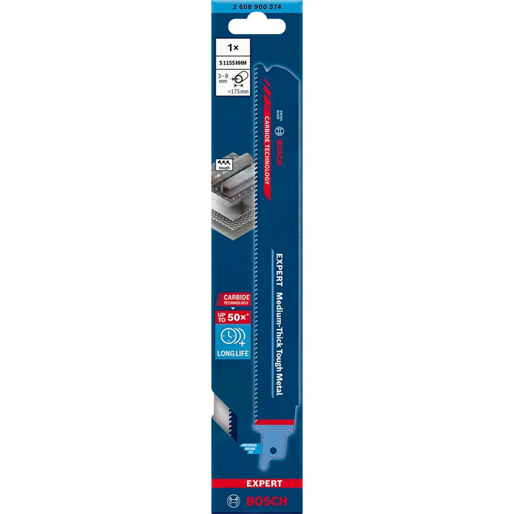 Säbelsägeblatt 'Expert Thick Tough Metal S1155 HHM' 225 mm, 10 Stück