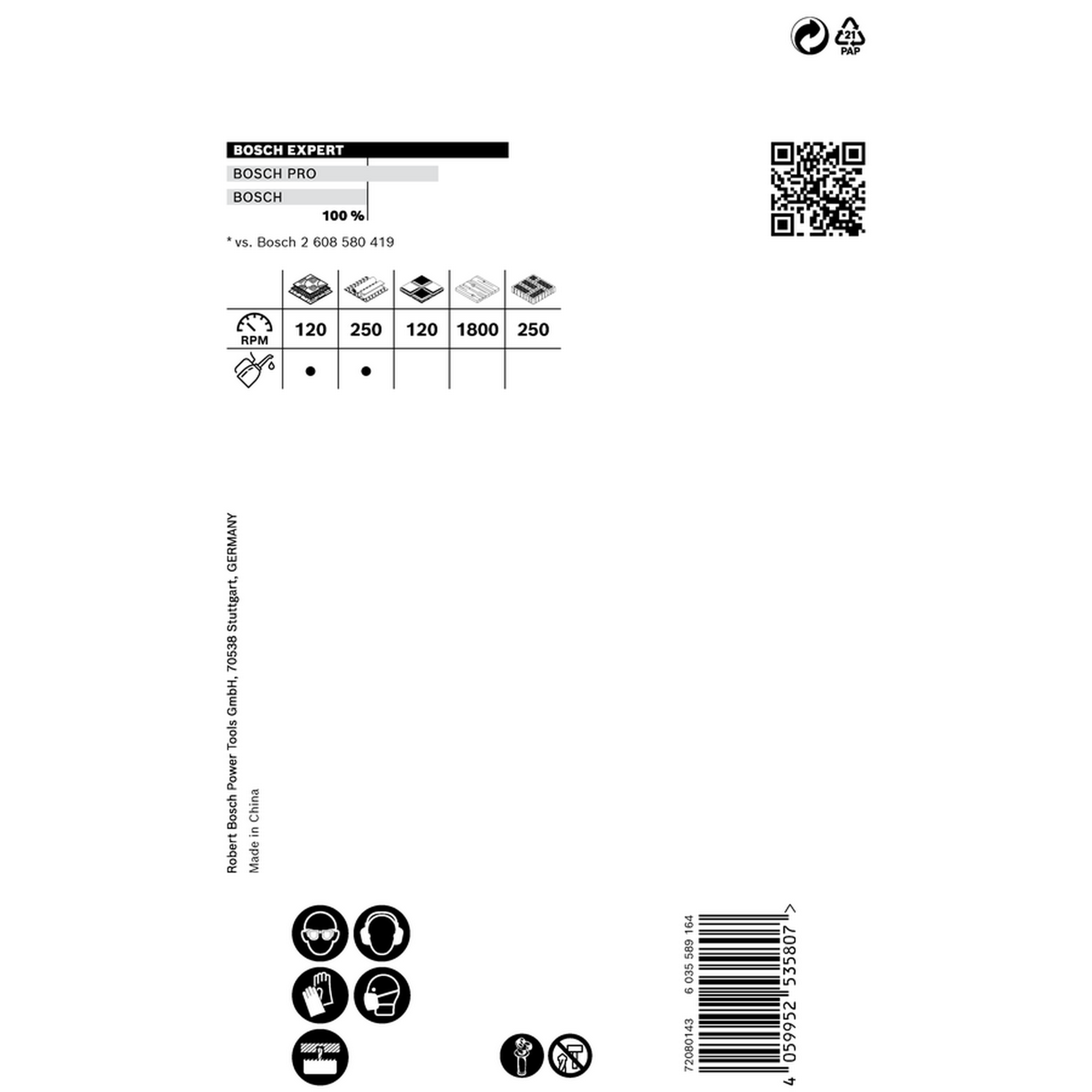Lochsäge 'EXPERT Tough Material' 70 x 60 mm