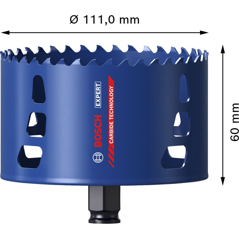 Lochsäge 'EXPERT Tough Material' 111 x 60 mm