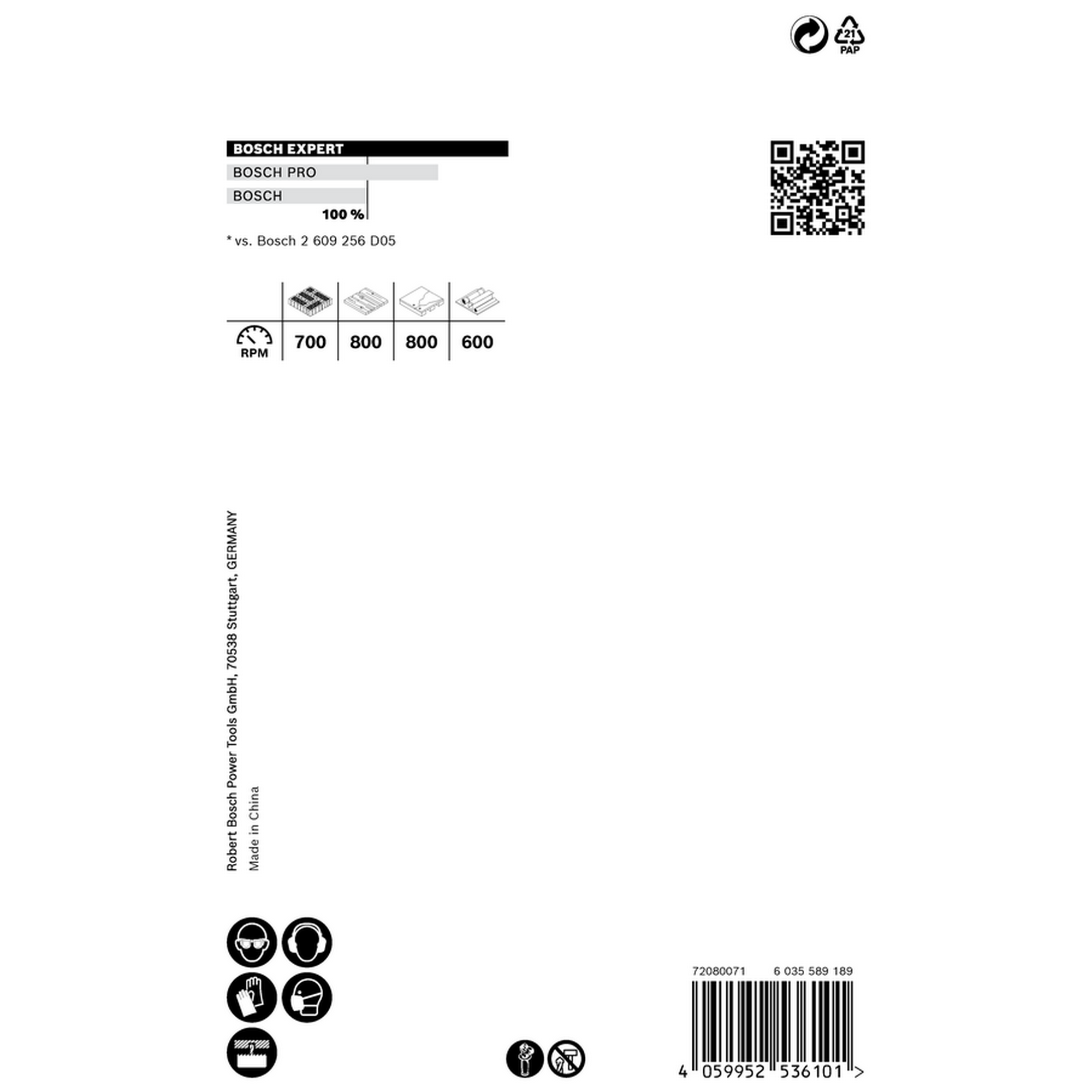 Lochsäge 'EXPERT Construction Material' 54 x 60 mm