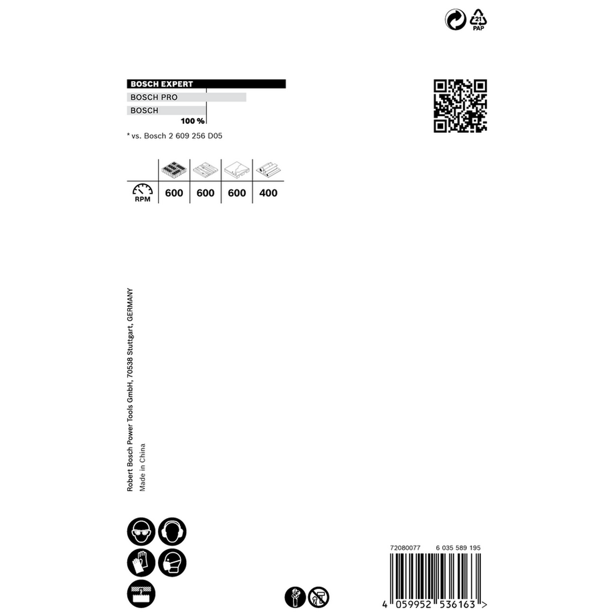 Lochsäge 'EXPERT Construction Material' 68 x 60 mm